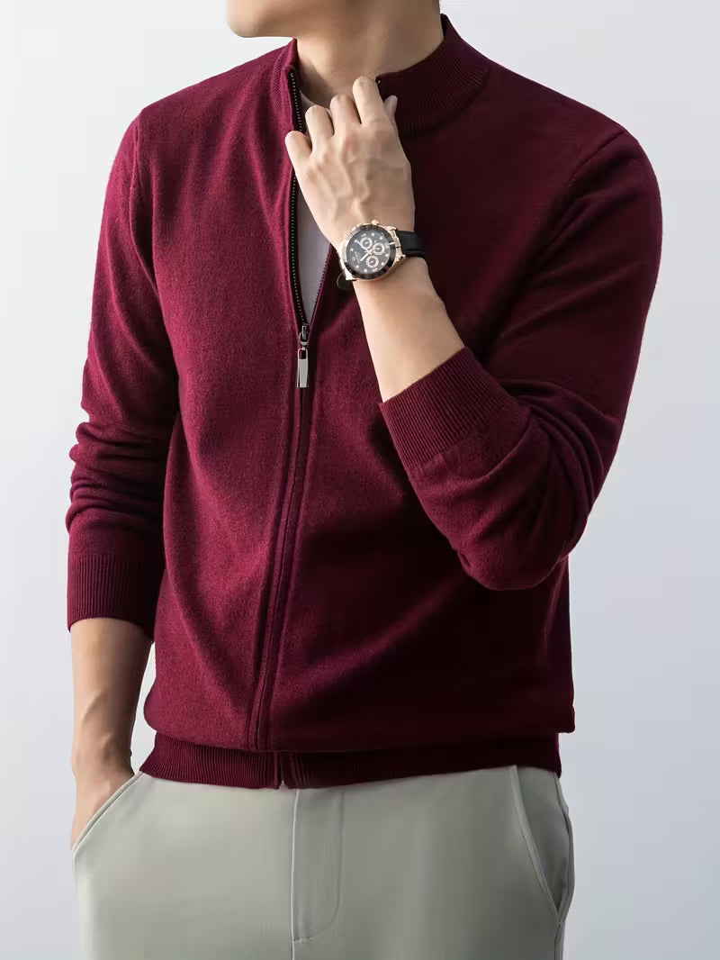 Monarch Wool-Blend Zip Jacket