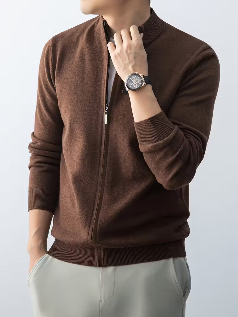 Monarch Wool-Blend Zip Jacket