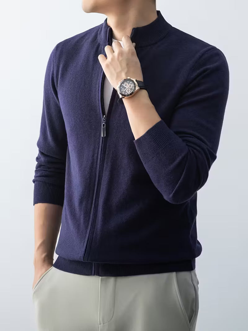 Monarch Wool-Blend Zip Jacket