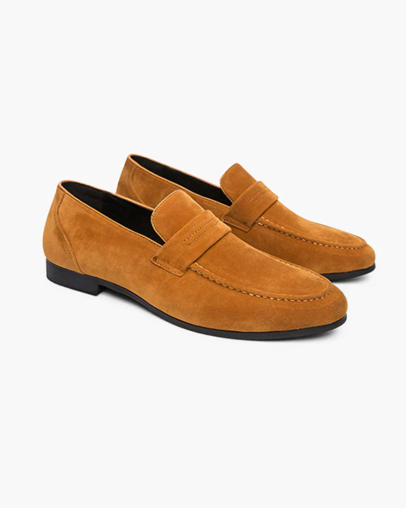 Monarch Suede Penny Loafers