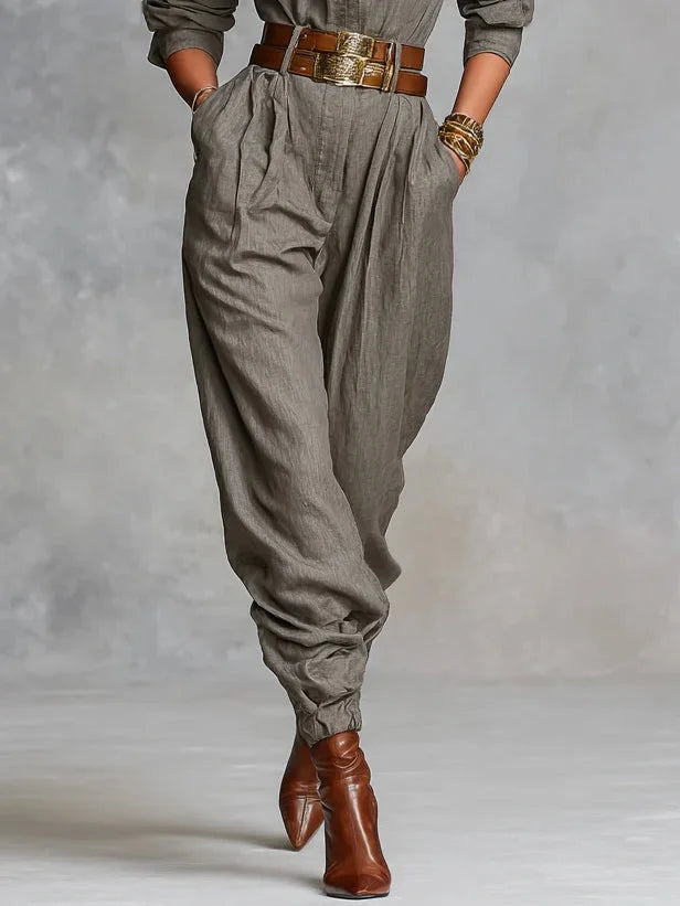 Monarch Linen-Cotton Jumpsuit