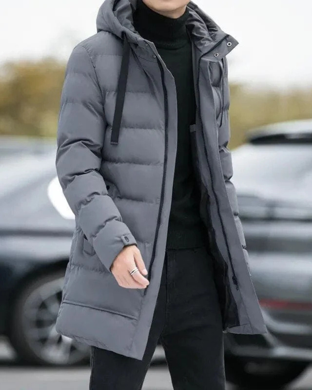 Chaqueta larga de invierno Gianluca