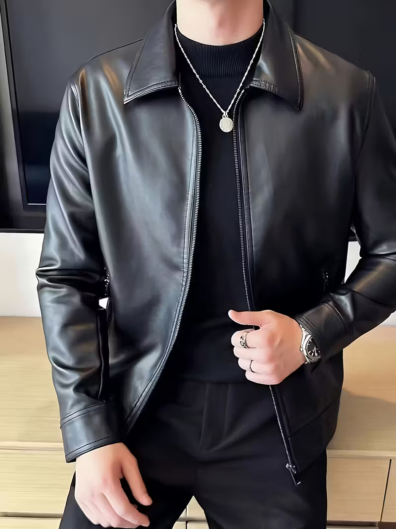 Noir Aviator Jacket