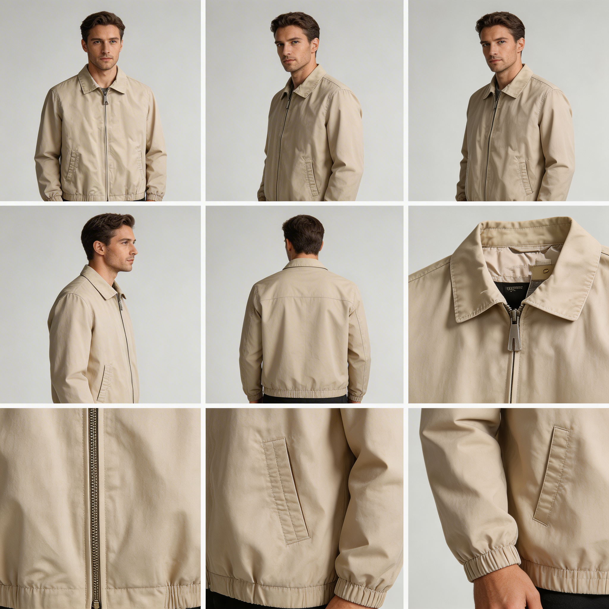 Mateo™ | Chaqueta ligera clásica con cremallera