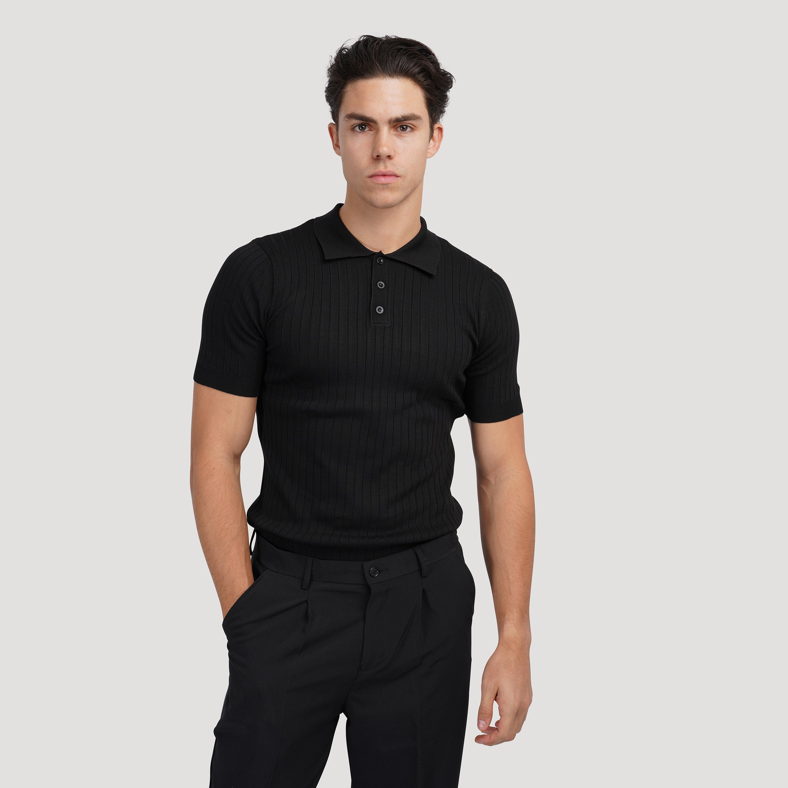 Monarch Knitted Polo Shirt