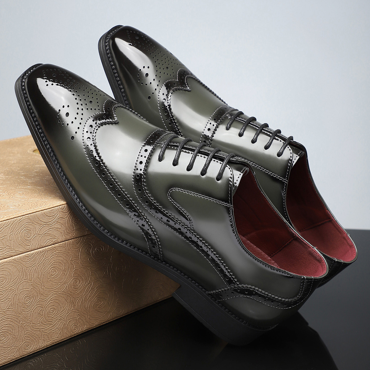 Zapatos de vestir elegantes de piel Borgue