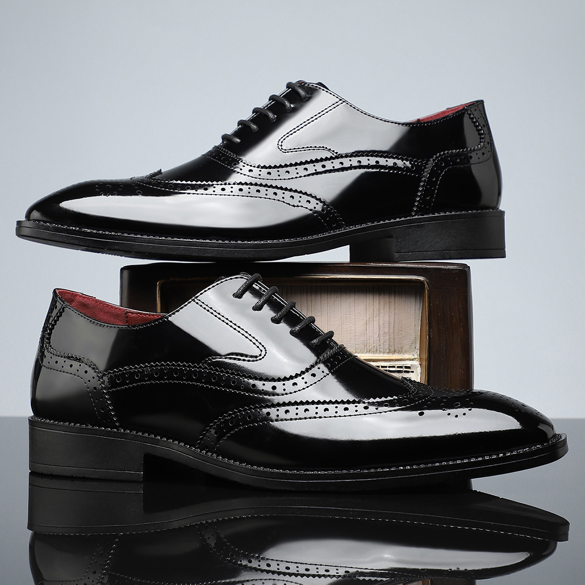 Zapatos de vestir elegantes de piel Borgue