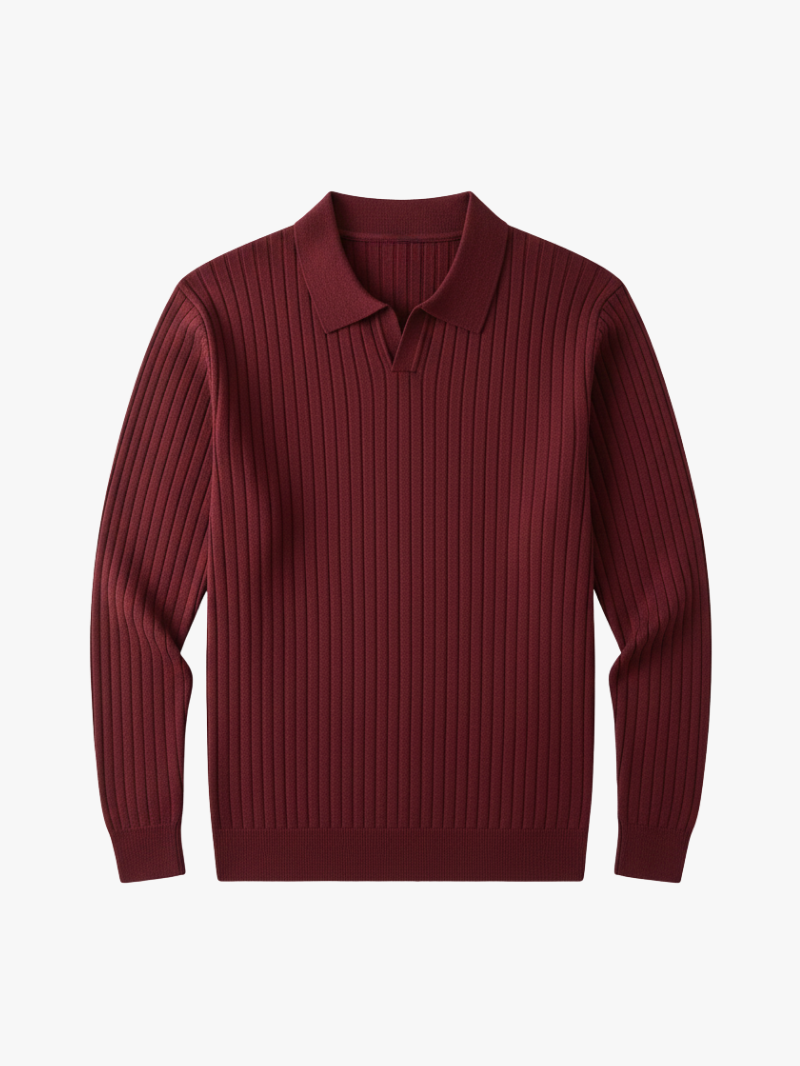 Monarch Ribbed Knit Polo