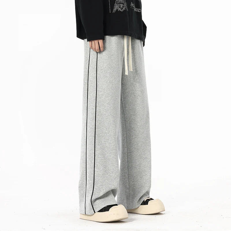 Enzo | Wide-Leg Stripe Pants