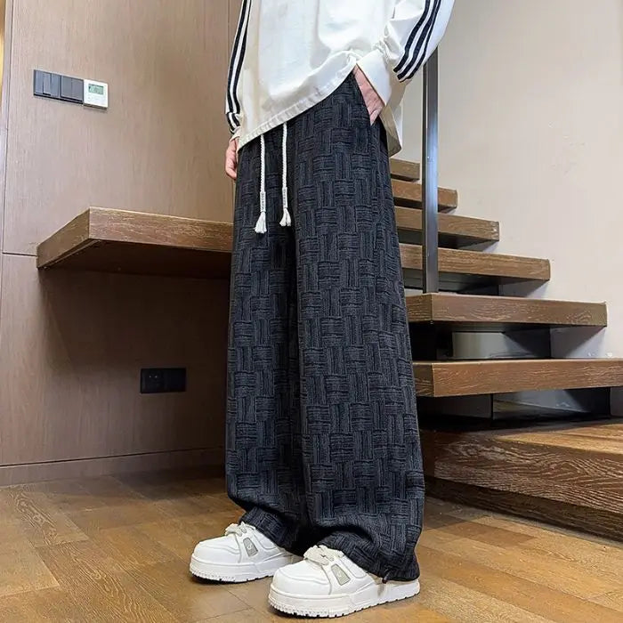 Gabriele | Wide-Leg Jacquard Pants