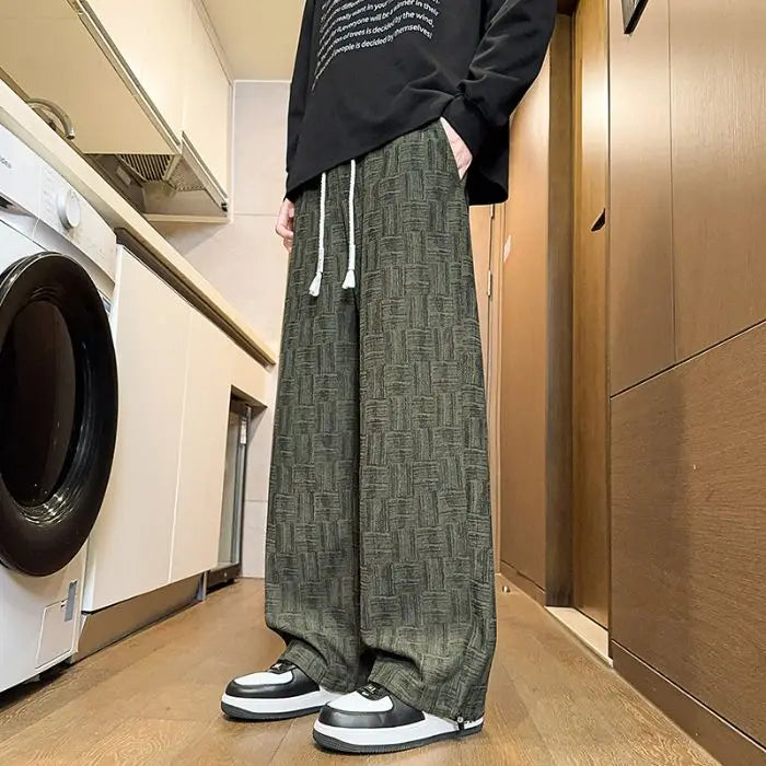 Gabriele | Wide-Leg Jacquard Pants