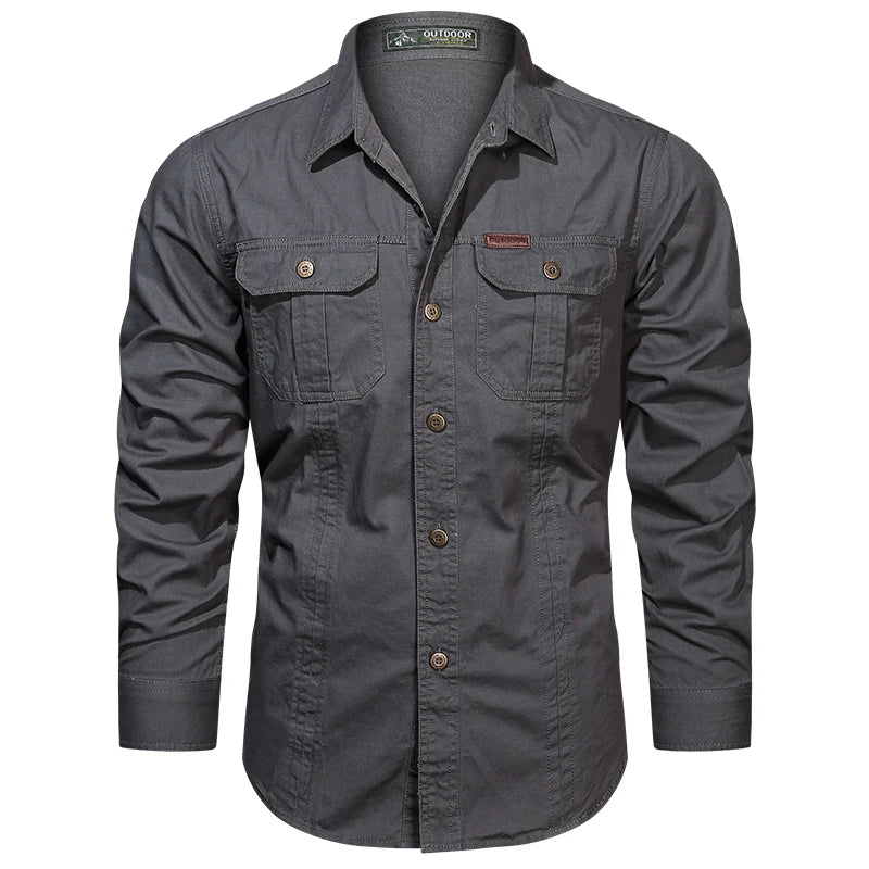 Camisa cargo para hombre