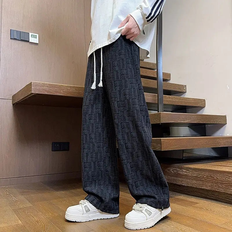 Gabriele | Wide-Leg Jacquard Pants