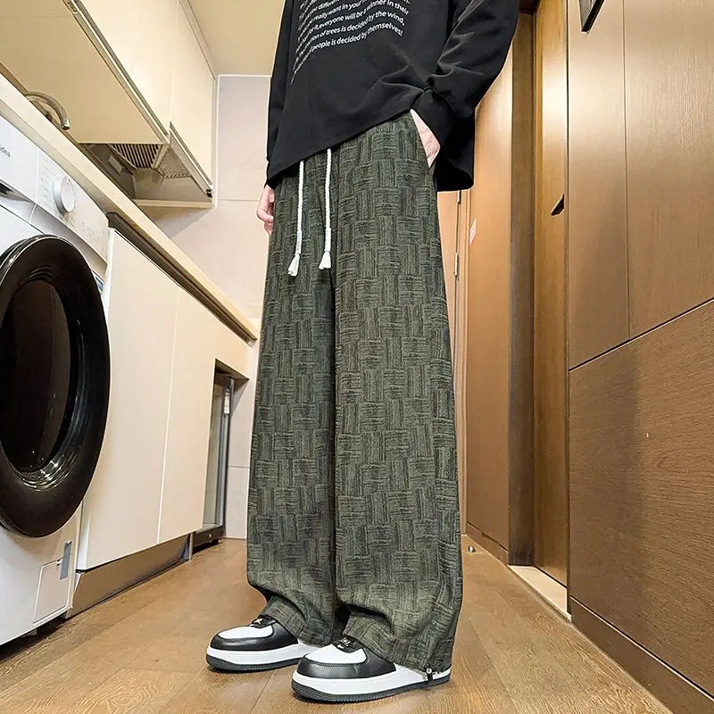 Gabriele | Wide-Leg Jacquard Pants