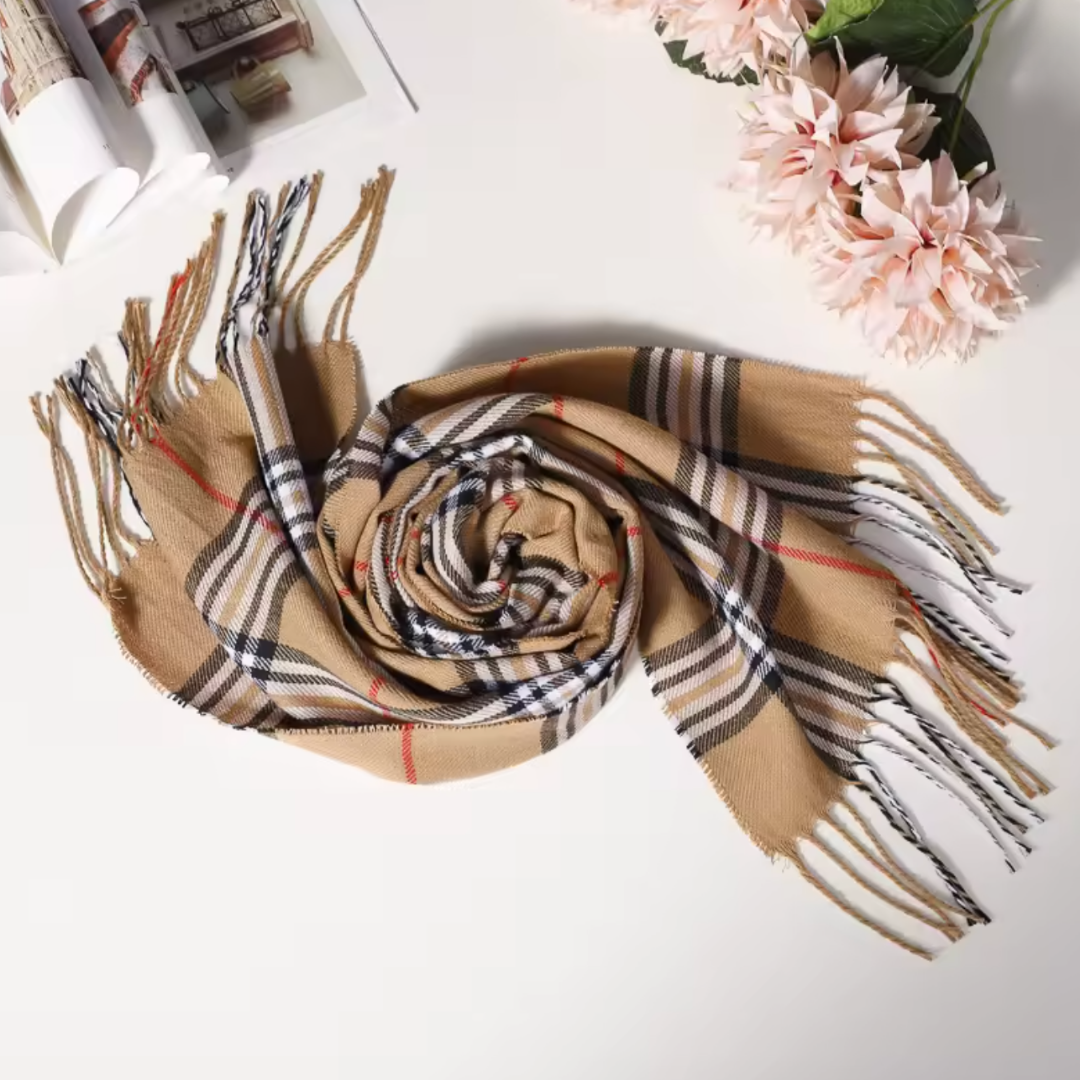 Heirloom Check Scarf