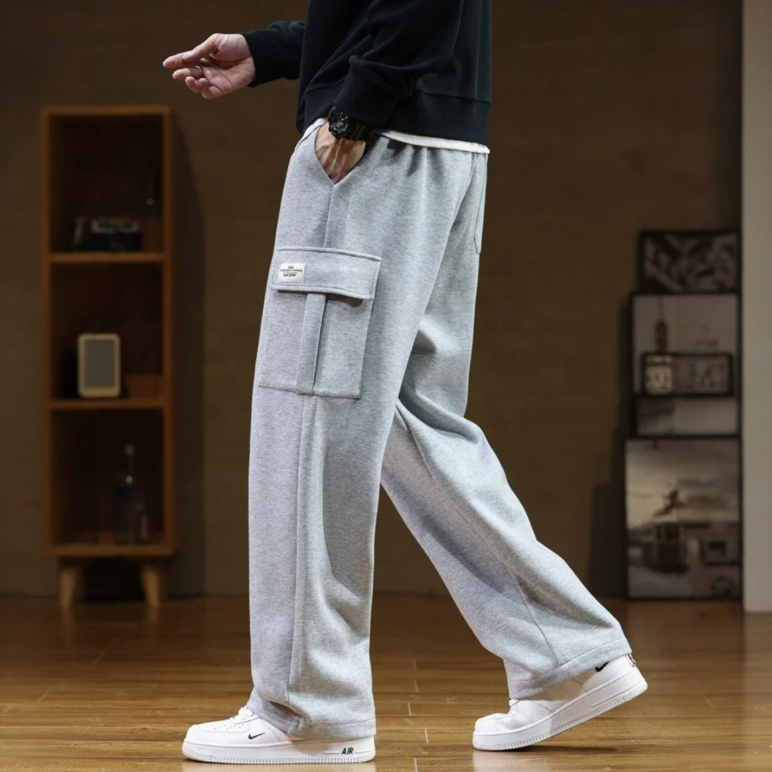 Nico | Wide-Leg Sweatpants with Pockets