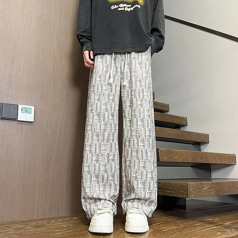 Gabriele | Wide-Leg Jacquard Pants