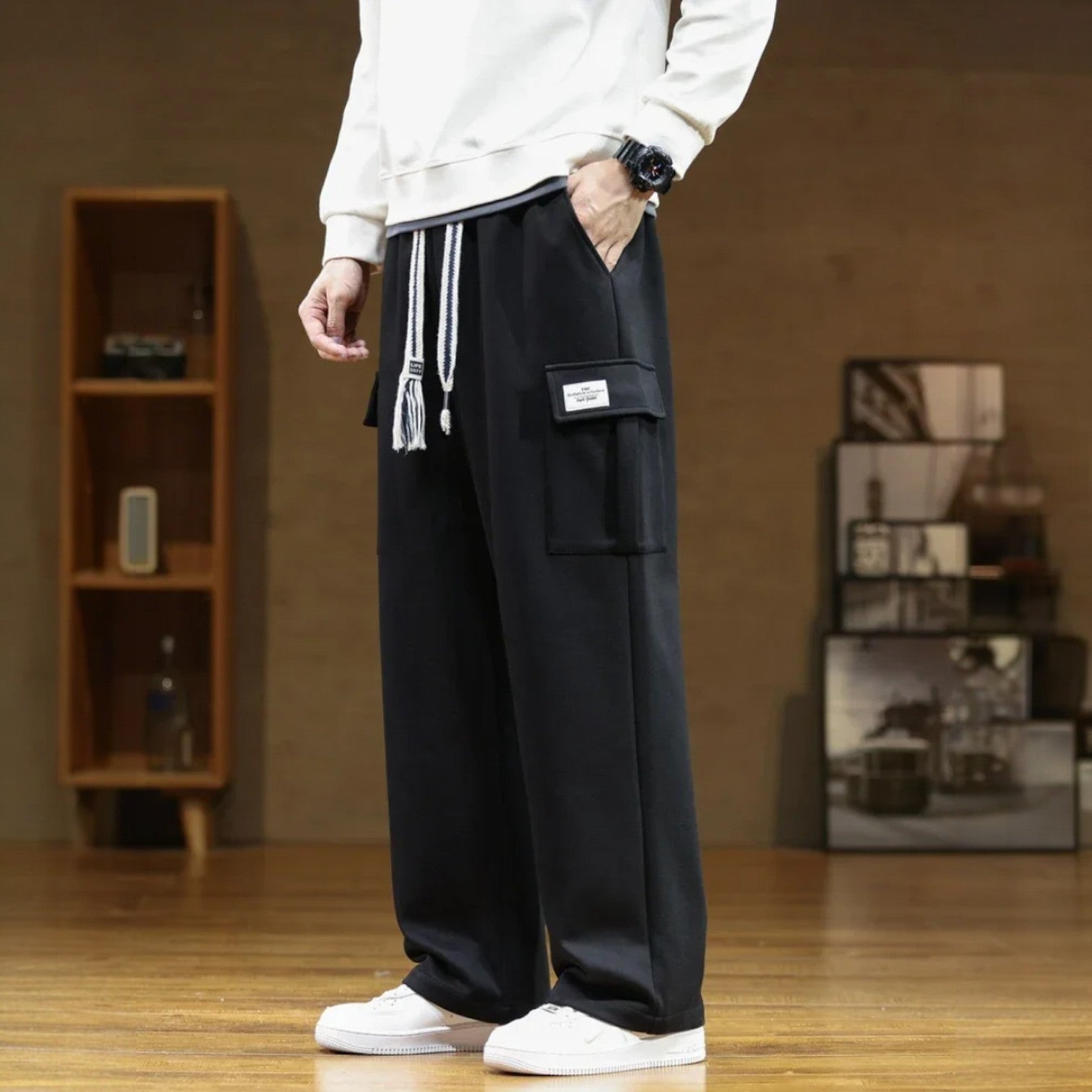 Nico | Wide-Leg Sweatpants with Pockets