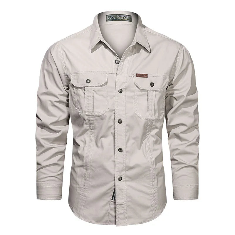Camisa cargo para hombre