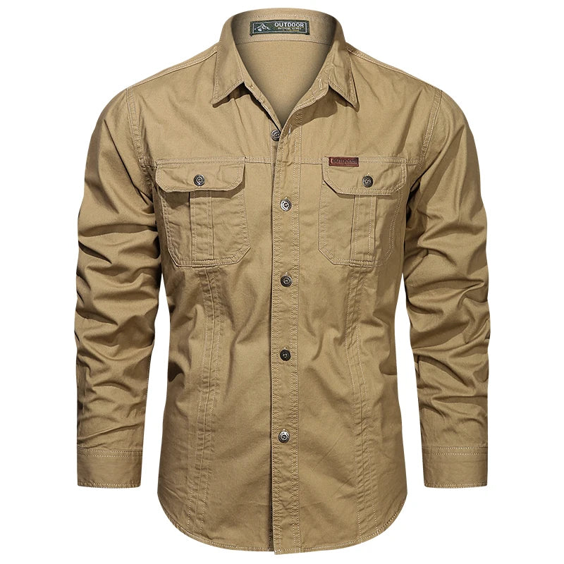Camisa cargo para hombre