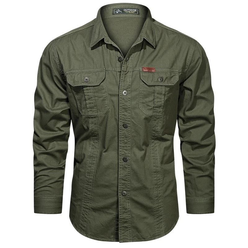 Camisa cargo para hombre
