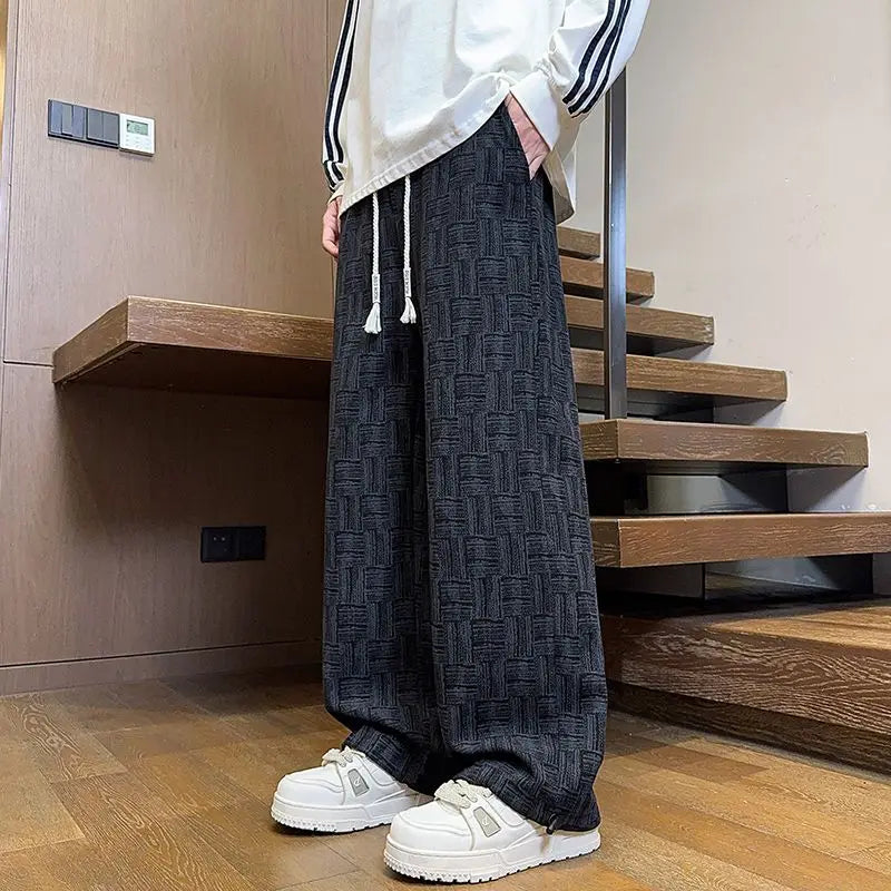 Gabriele | Wide-Leg Jacquard Pants