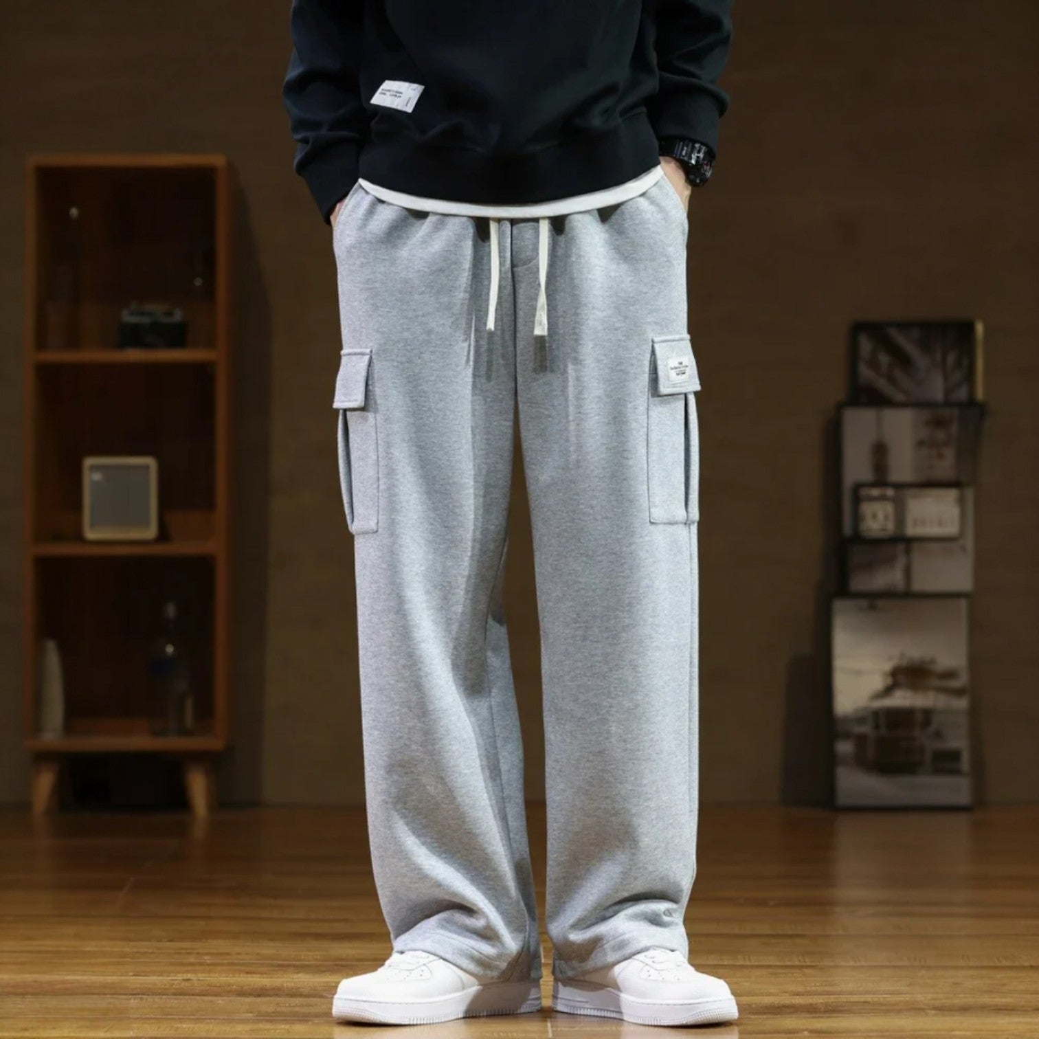 Nico | Wide-Leg Sweatpants with Pockets