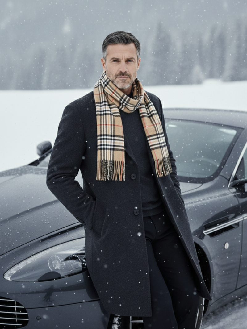 Heirloom Check Scarf