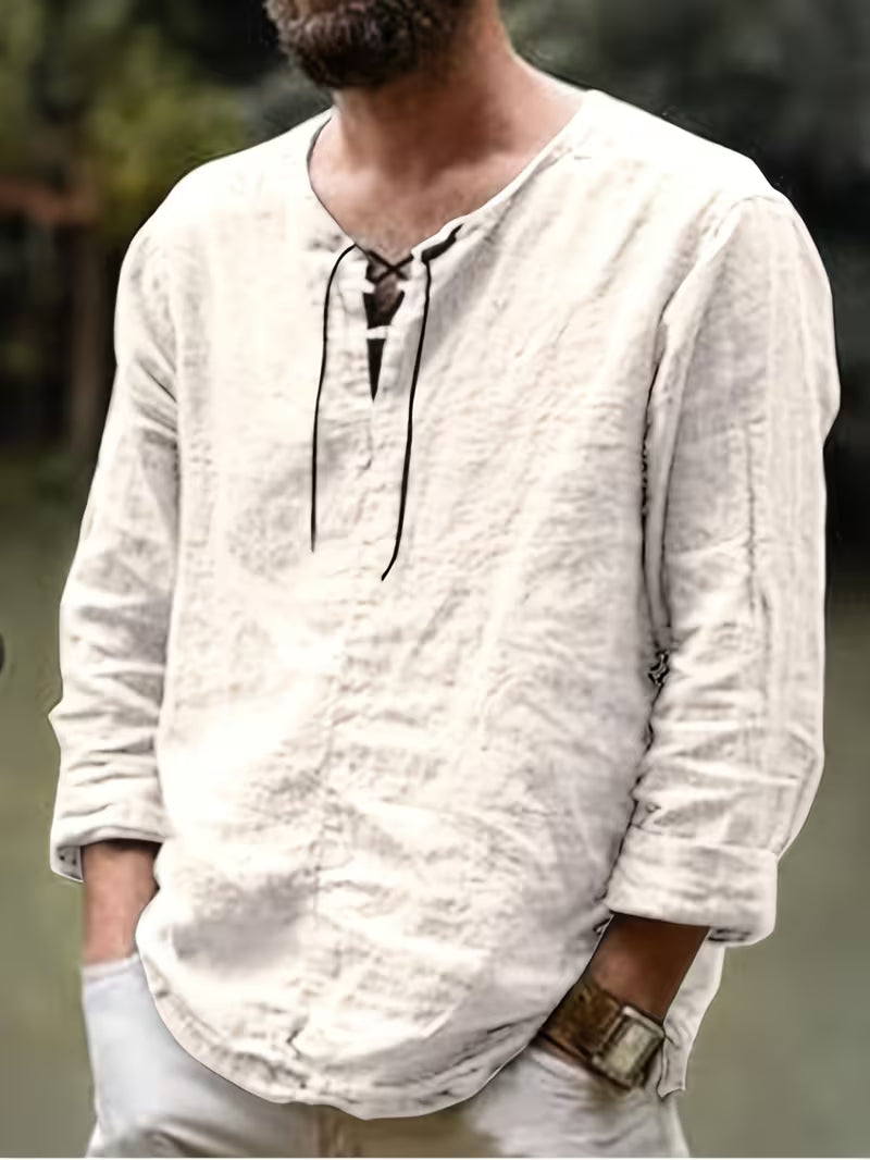 Monarch Riviera Linen Henley