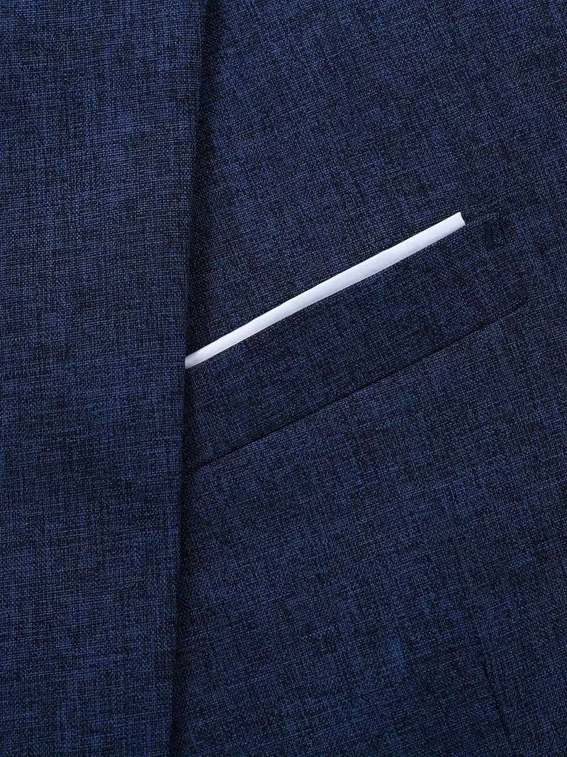 The Azure Linen Blazer