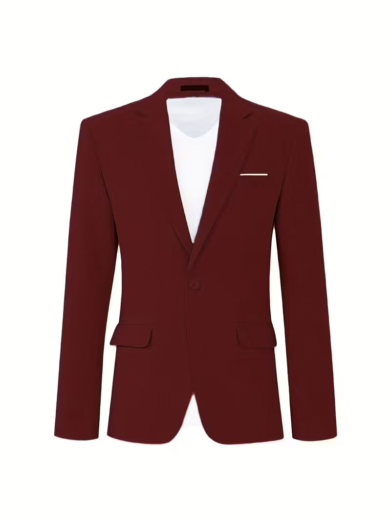 The Azure Linen Blazer