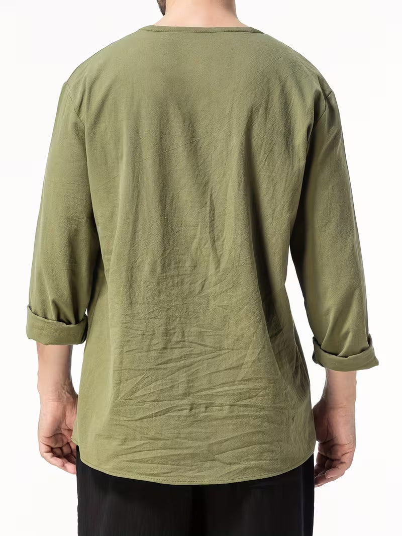 Monarch Riviera Linen Henley