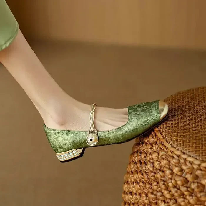 Monarch - Block Heel Mary Jane Pumps