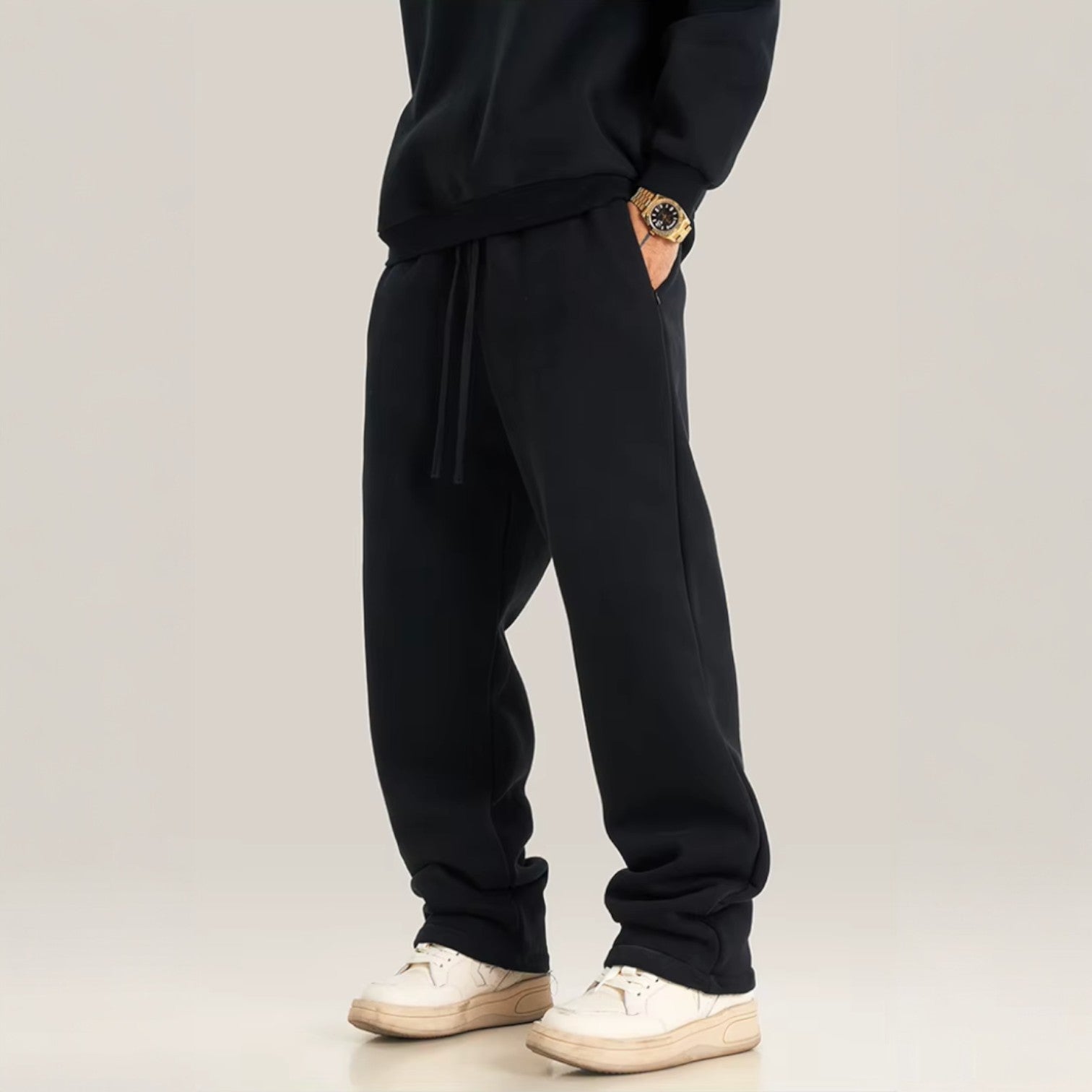 Matteo | Wide-Leg Fleece Sweatpants