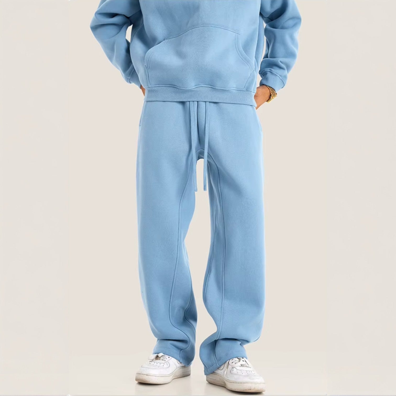 Matteo | Wide-Leg Fleece Sweatpants