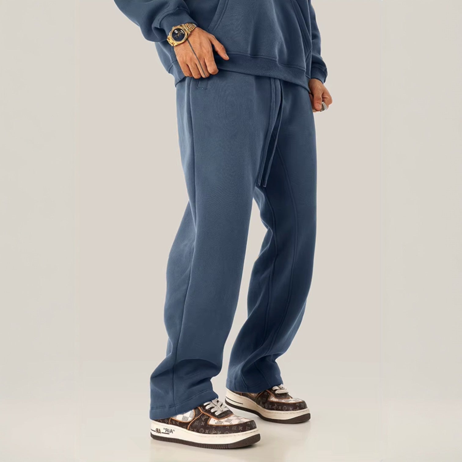 Matteo | Wide-Leg Fleece Sweatpants