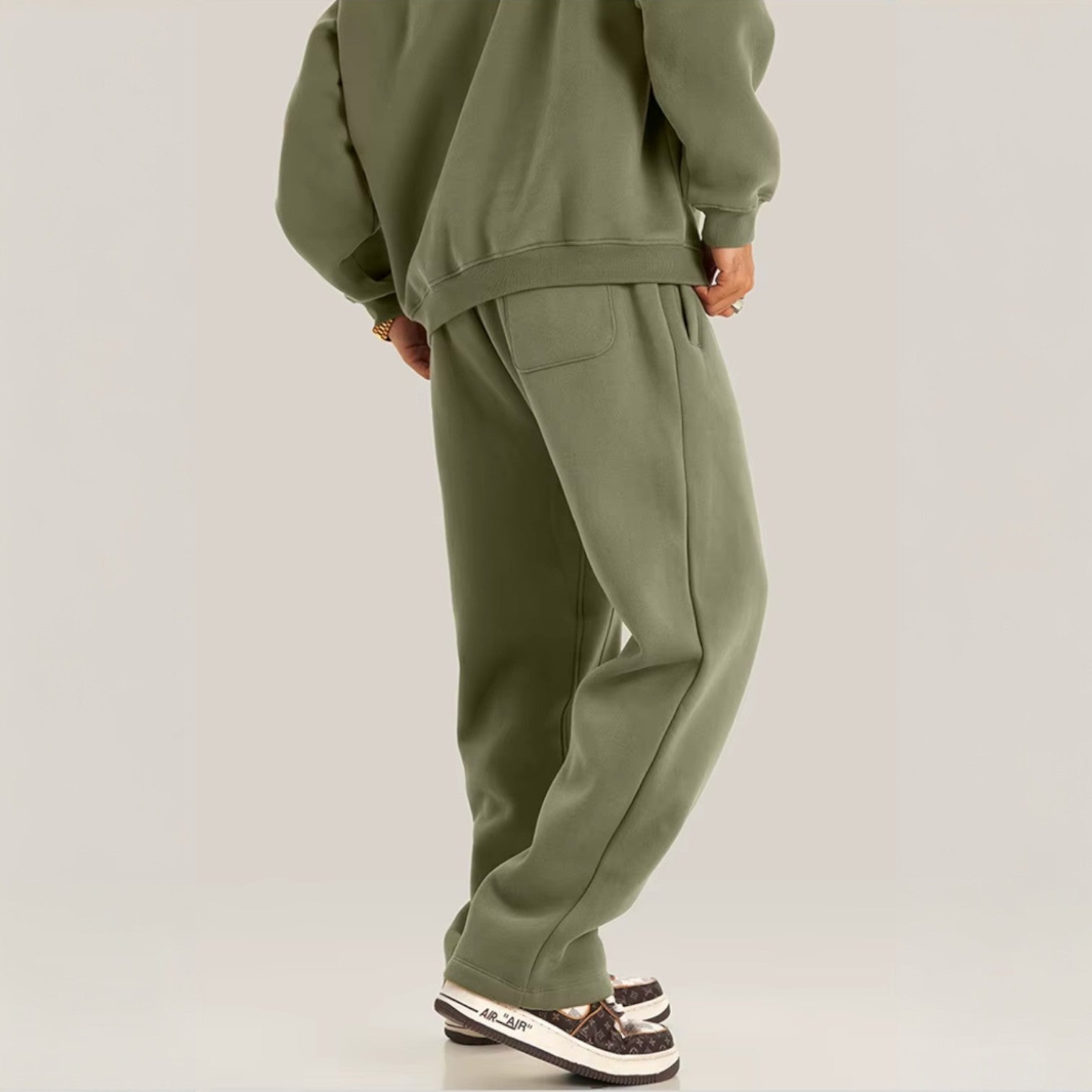 Matteo | Wide-Leg Fleece Sweatpants
