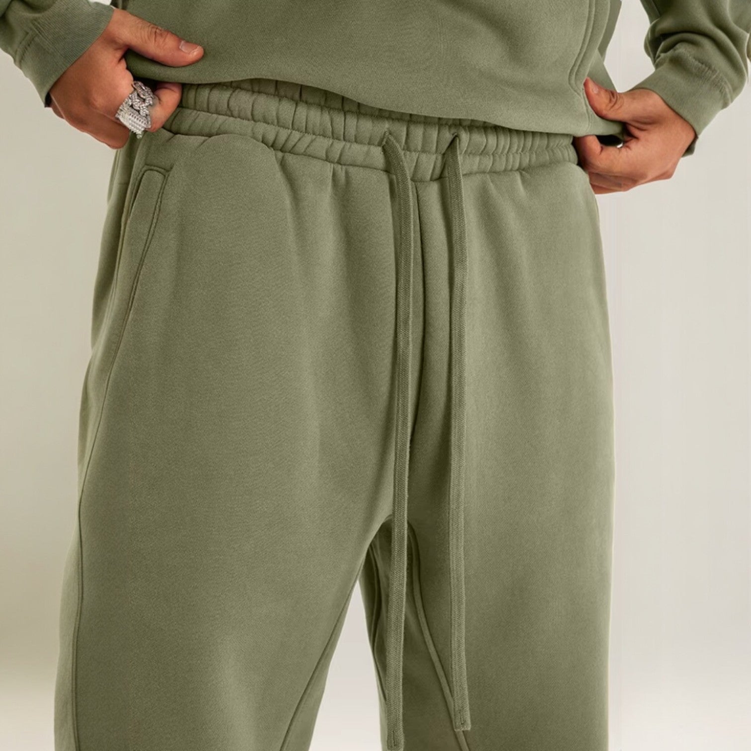 Matteo | Wide-Leg Fleece Sweatpants